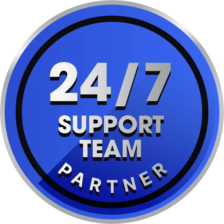 24/7 support team partner