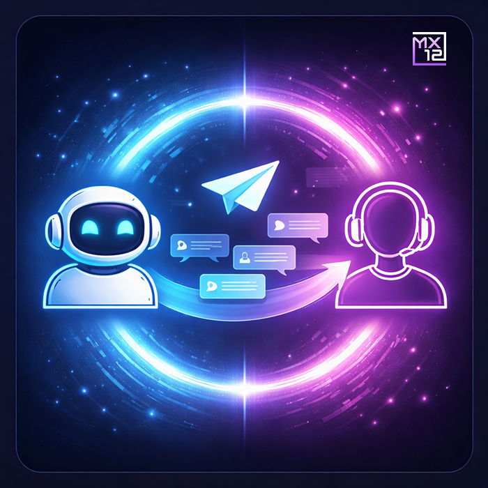 Telegram integration banner